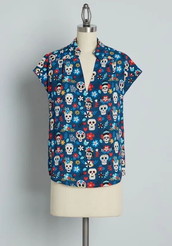 A Renewed You Short Sleeve Blouse sold by Modcloth