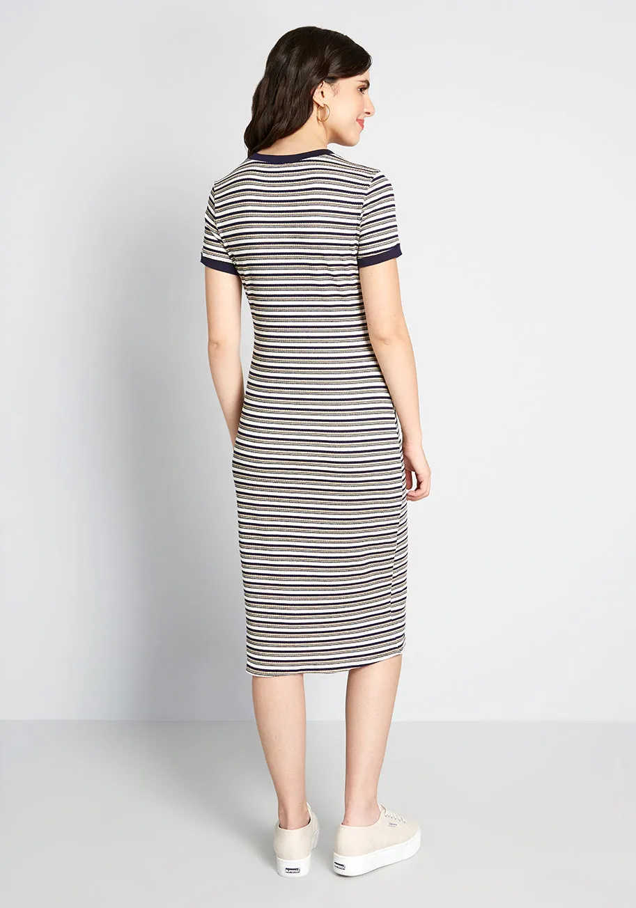 Somewhere in the Midi T-Shirt Dress sold by Modcloth product image thumbnail 2