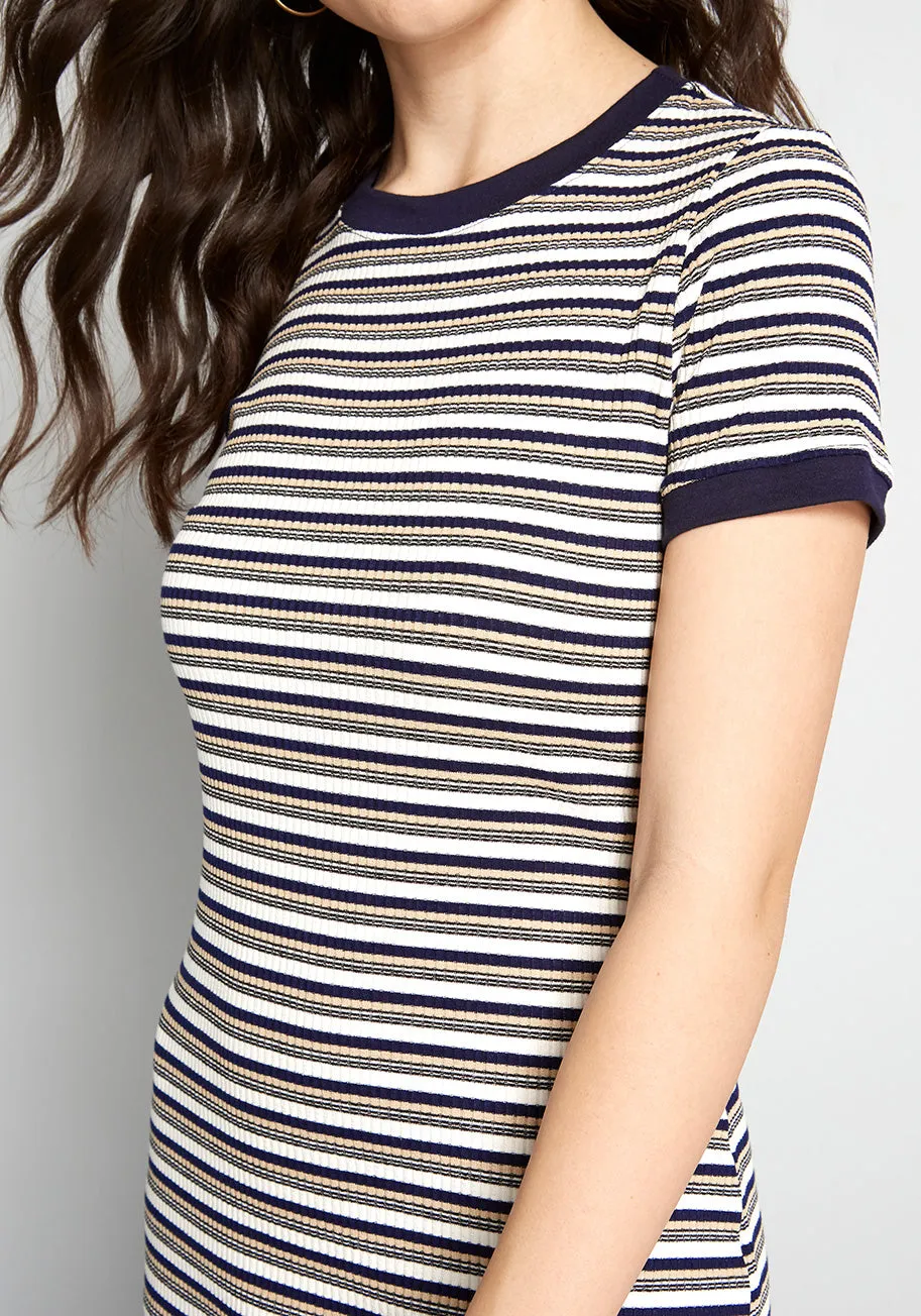 Somewhere in the Midi T-Shirt Dress sold by Modcloth product image thumbnail 4