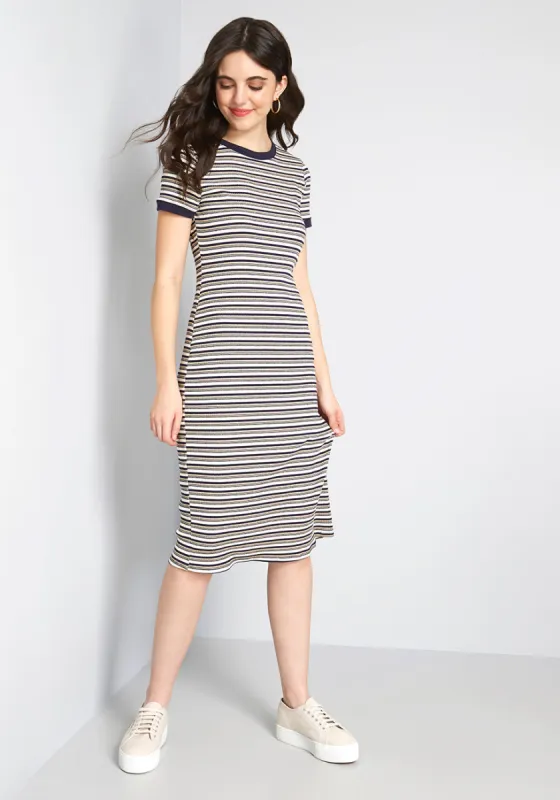 Somewhere in the Midi T-Shirt Dress sold by Modcloth
