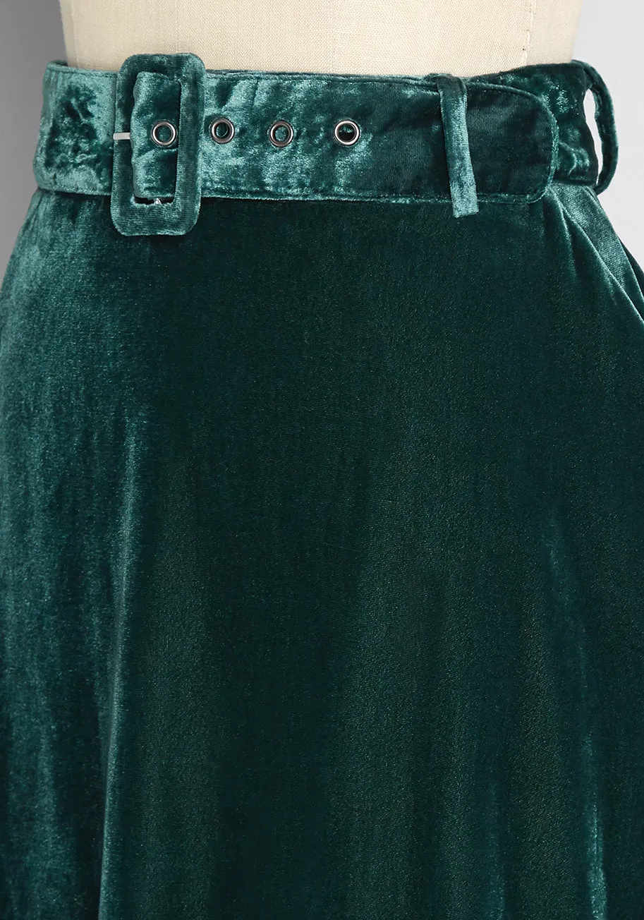 Perfect Timing Belted Midi Skirt sold by Modcloth product image thumbnail 3
