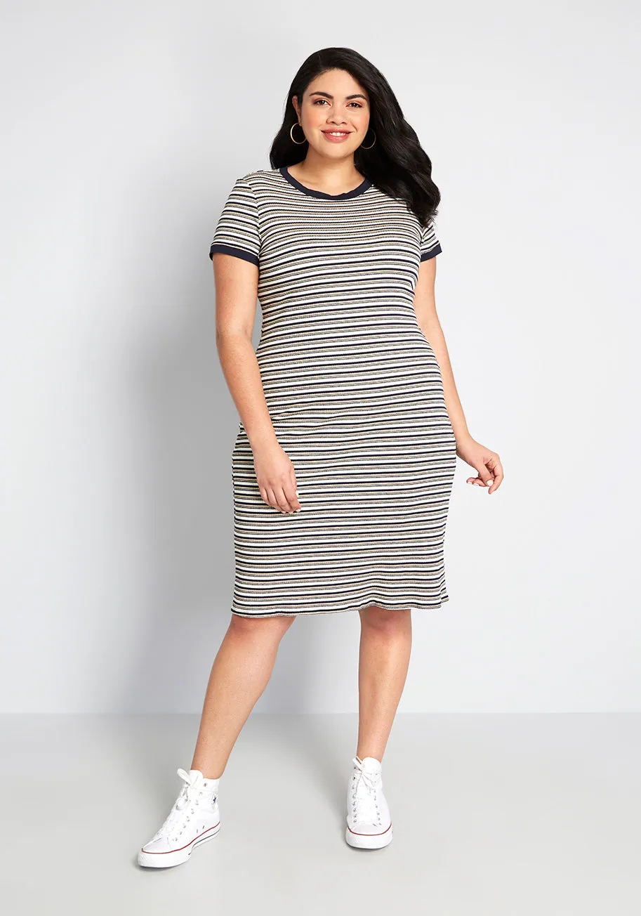 Somewhere in the Midi T-Shirt Dress sold by Modcloth product image thumbnail 5