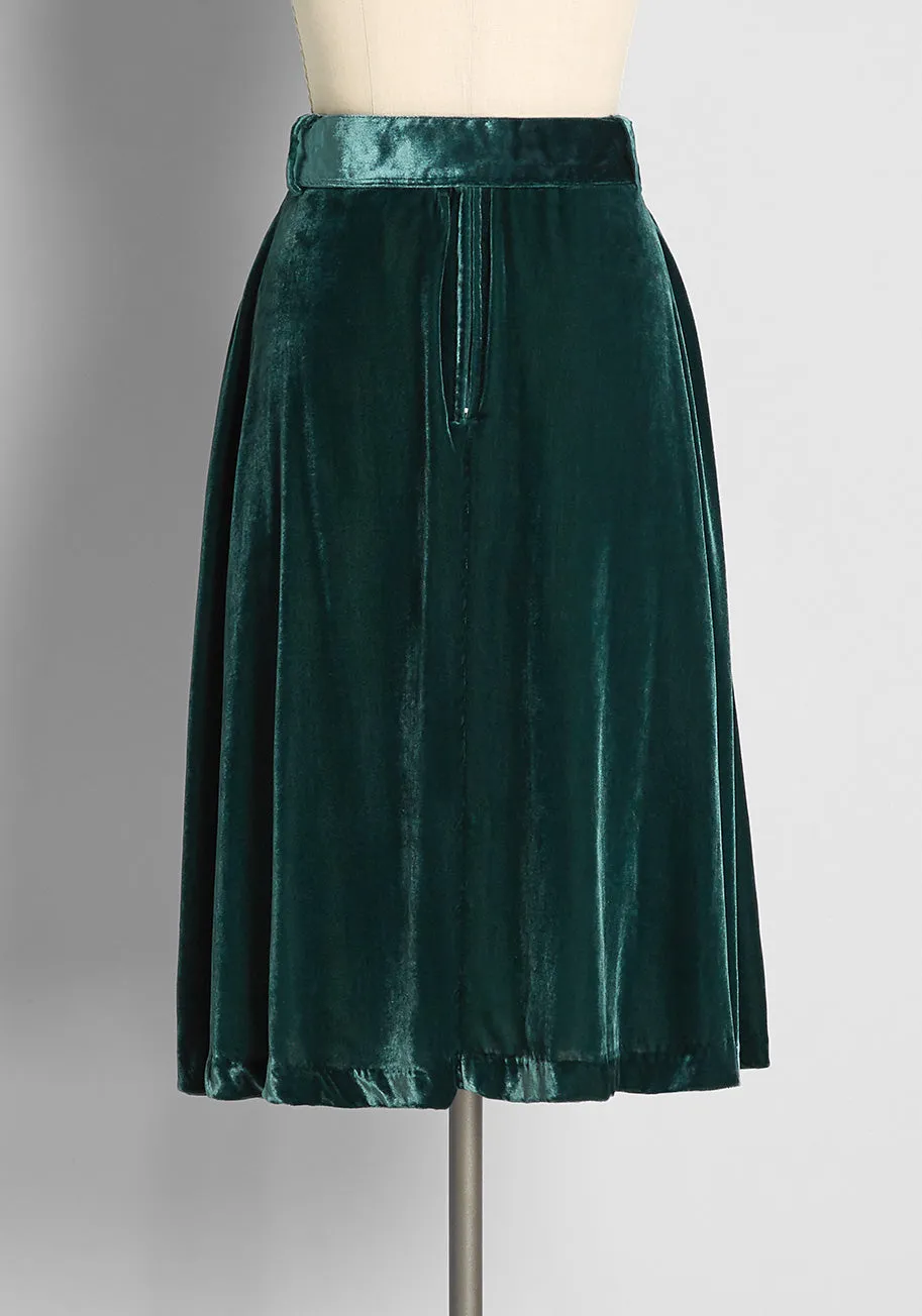Perfect Timing Belted Midi Skirt sold by Modcloth product image thumbnail 2