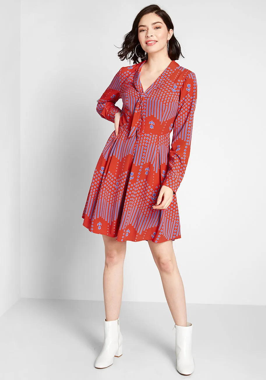Pleasant Confidence Tie-Neck Dress sold by Modcloth product image thumbnail 3