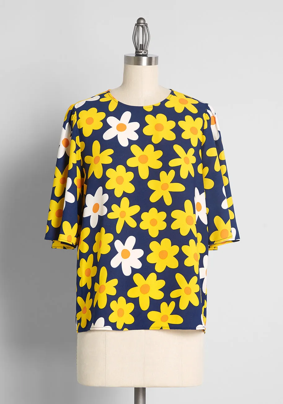 Retro Round Up Top sold by Modcloth
