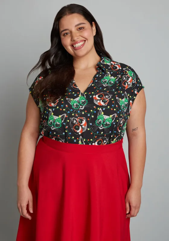 A Renewed You Short Sleeve Blouse sold by Modcloth