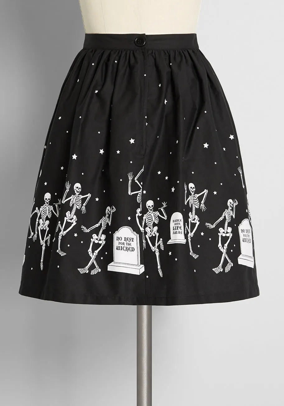ModCloth x Black Friday It's A Graveyard Smash! Mini Skirt sold by Modcloth product image thumbnail 2