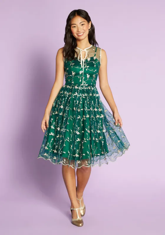 green emerald velvet dress Fabulous Fit & Flare Shirt Dress  ModCloth