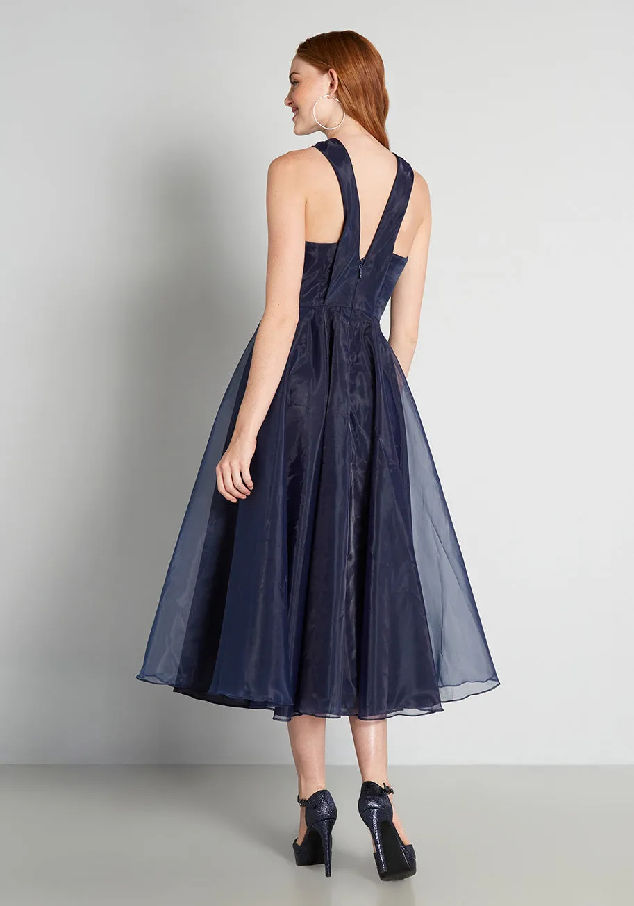 Into The Deep End A-Line Dress sold by Modcloth product image thumbnail 2