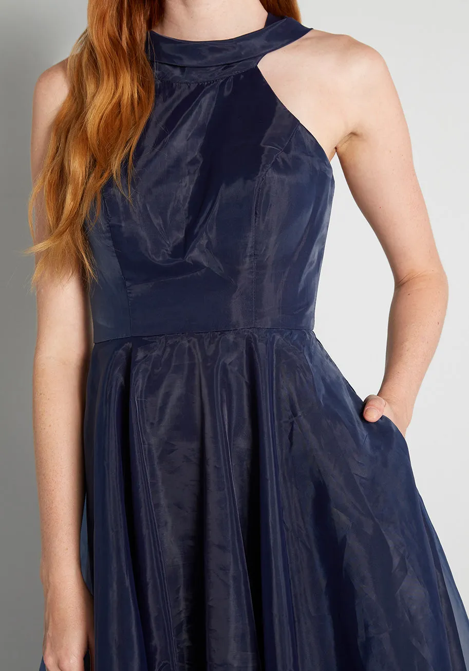 Into The Deep End A-Line Dress sold by Modcloth product image thumbnail 4