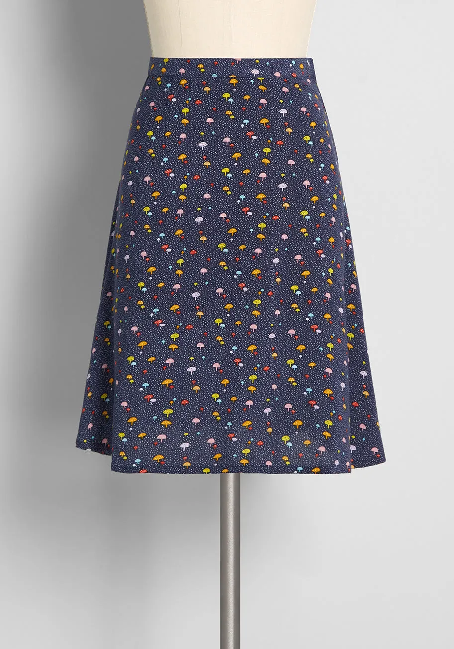 A Kerfuffle of Truffles A-Line Skirt sold by Modcloth product image thumbnail 5