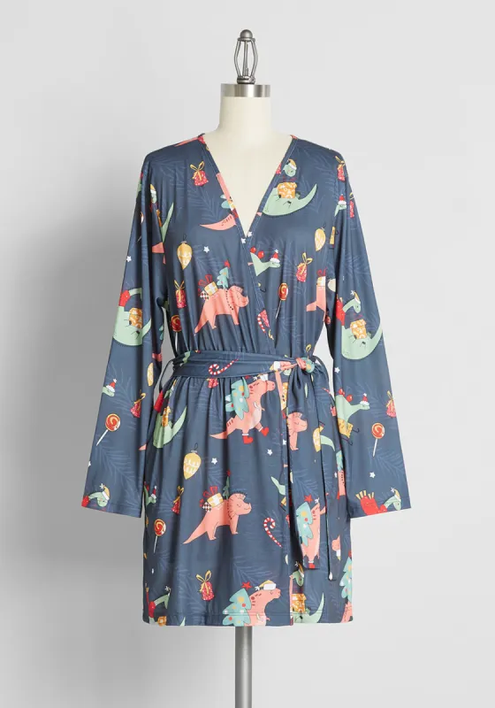 Roar-some Holidays Robe sold by Modcloth