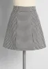 Heartbreaker in Houndstooth Mini Skirt sold by Modcloth