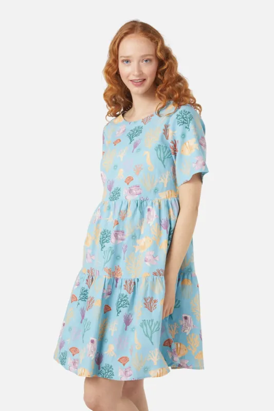 Oceania Smock Dress made by Modcloth