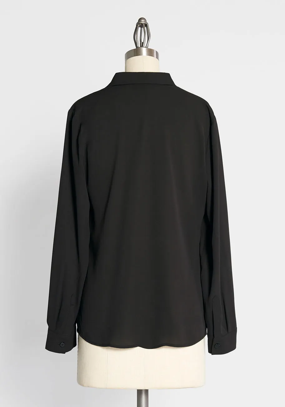Pleasant Confidence Tie-Neck Top sold by Modcloth product image thumbnail 2