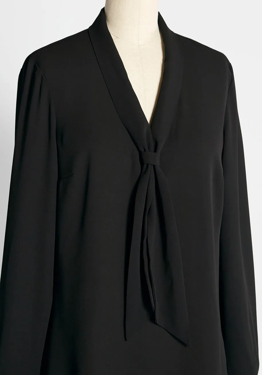 Pleasant Confidence Tie-Neck Top sold by Modcloth product image thumbnail 3