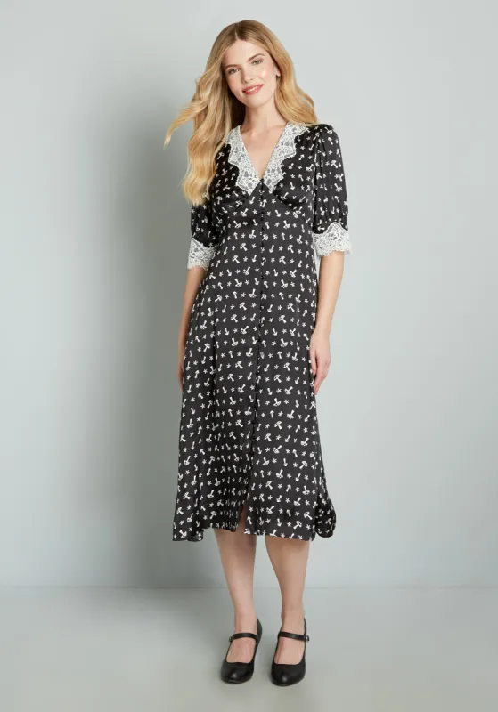 Leisure Meets Luxury Midi Dress sold by Modcloth