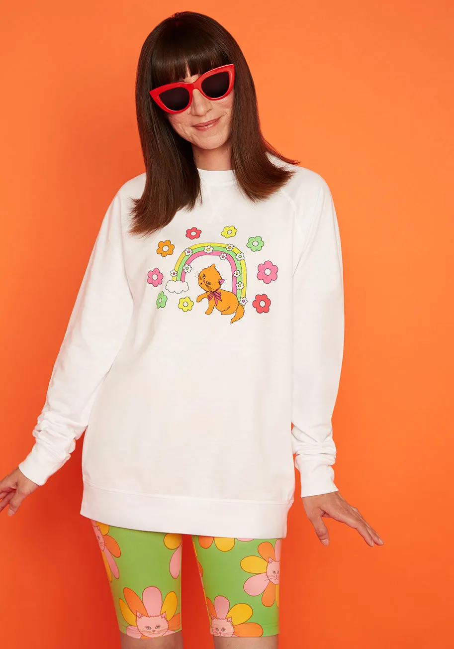ModCloth x Marisol Muro Rush of Style Cotton Sweatshirt sold by Modcloth