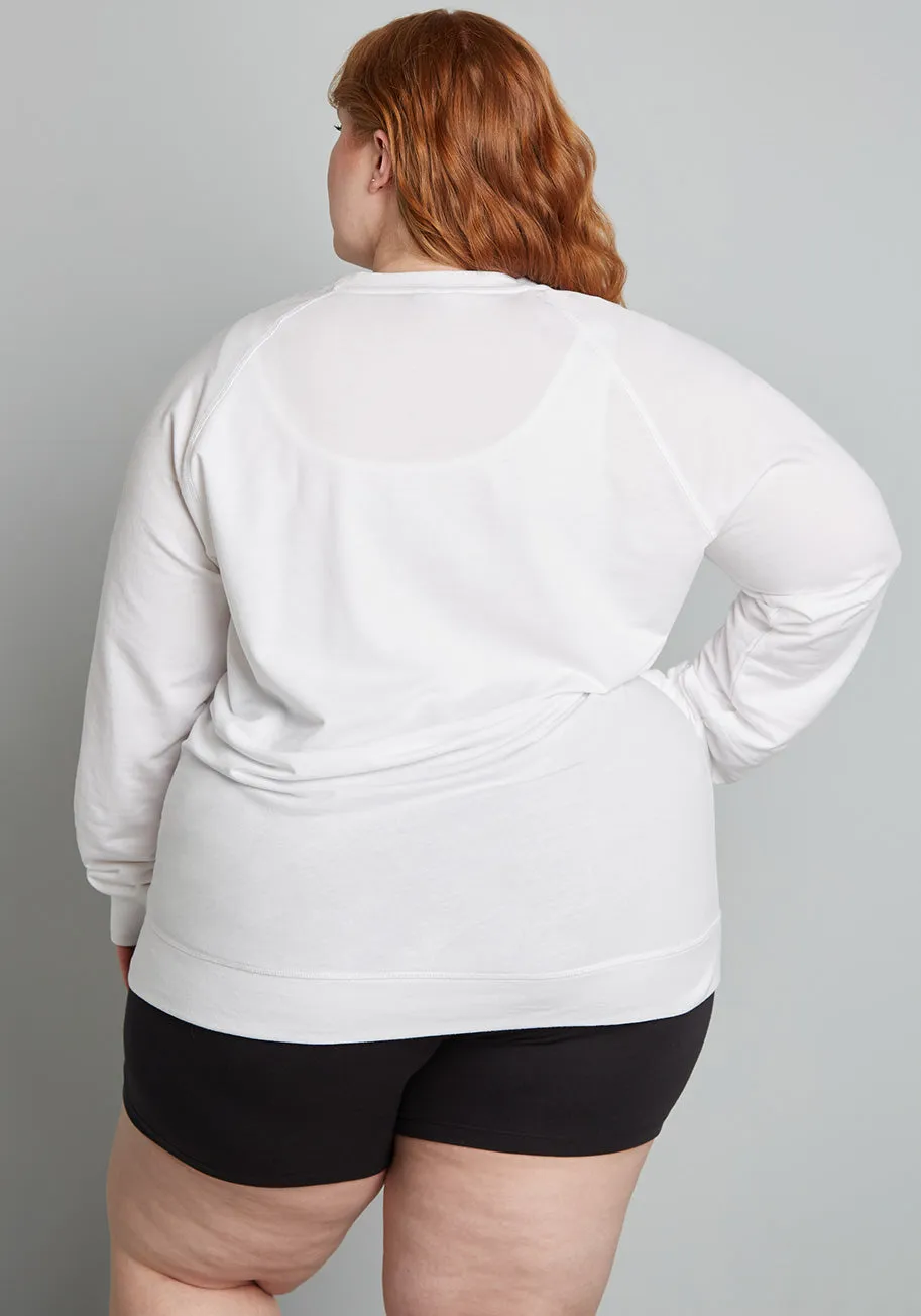 ModCloth x Marisol Muro Rush of Style Cotton Sweatshirt sold by Modcloth product image thumbnail 4