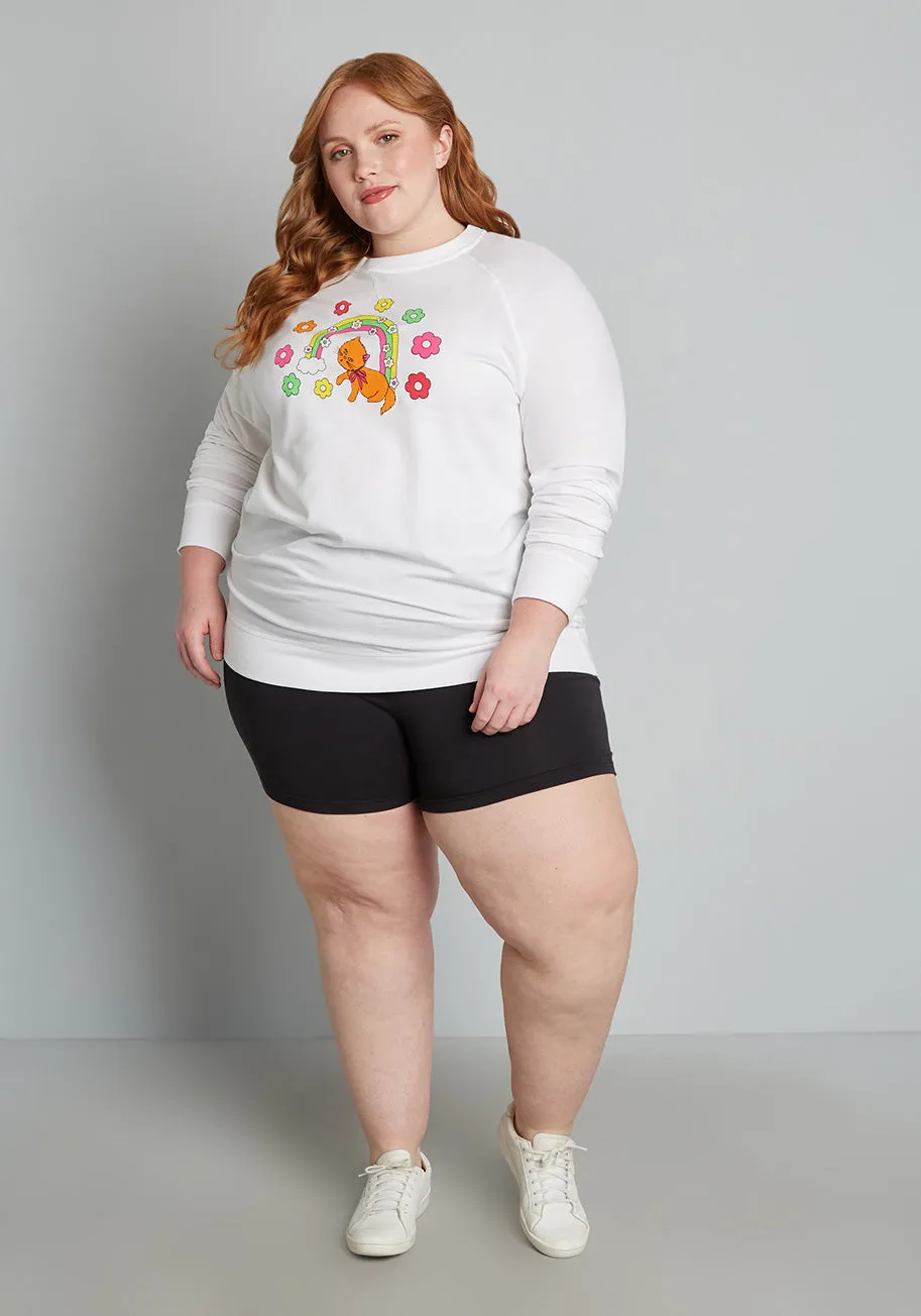 ModCloth x Marisol Muro Rush of Style Cotton Sweatshirt sold by Modcloth product image thumbnail 5