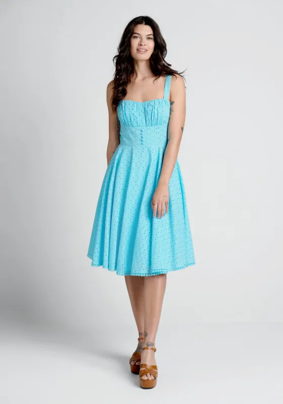 Anglaise For Days Fit and Flare Dress sold by Modcloth