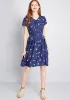 Exploratory Style A-Line Dress sold by Modcloth