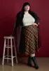 Just This Sway A-Line Skirt: Fall Edition sold by Modcloth