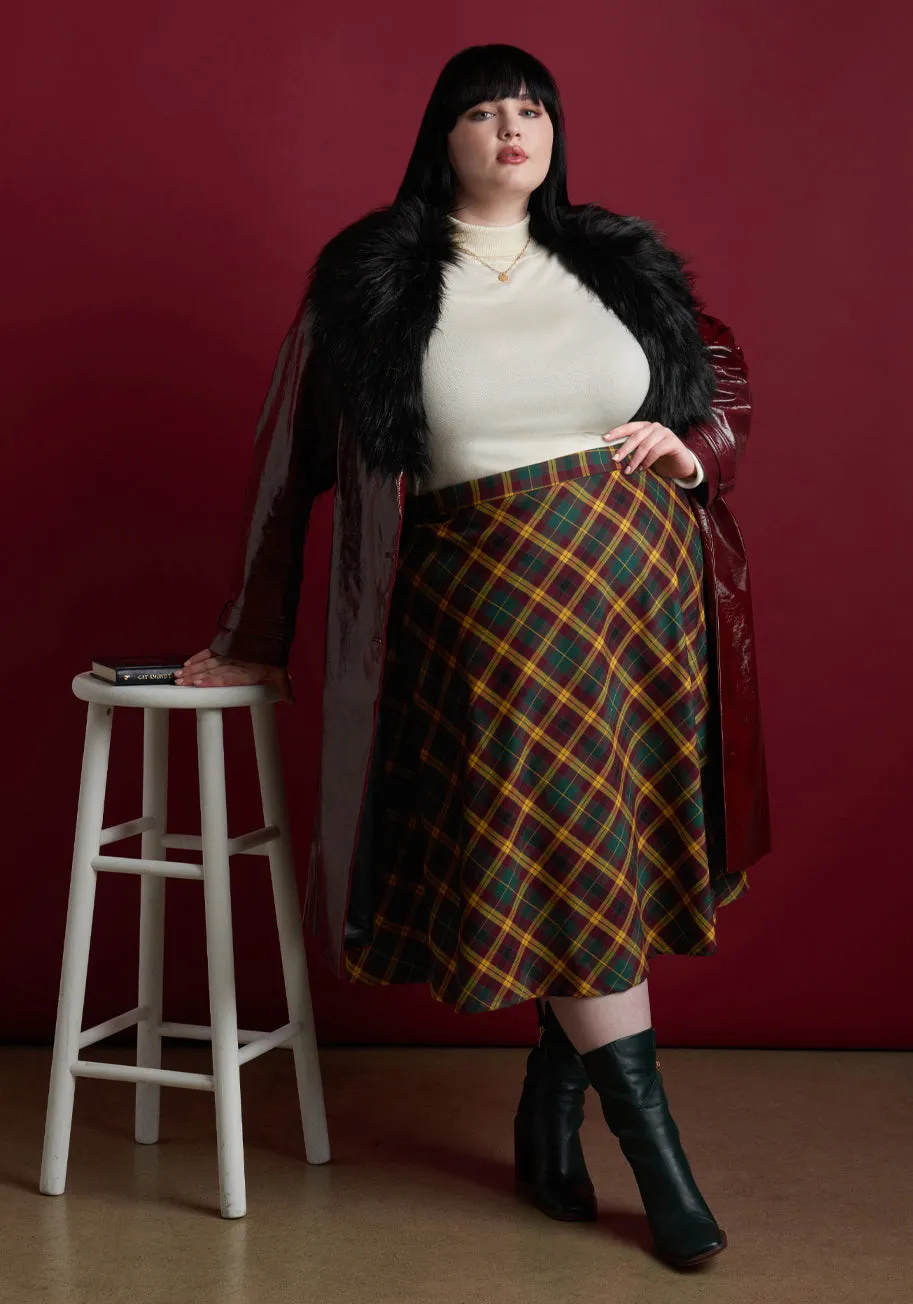 Just This Sway A-Line Skirt: Fall Edition sold by Modcloth product image thumbnail 2