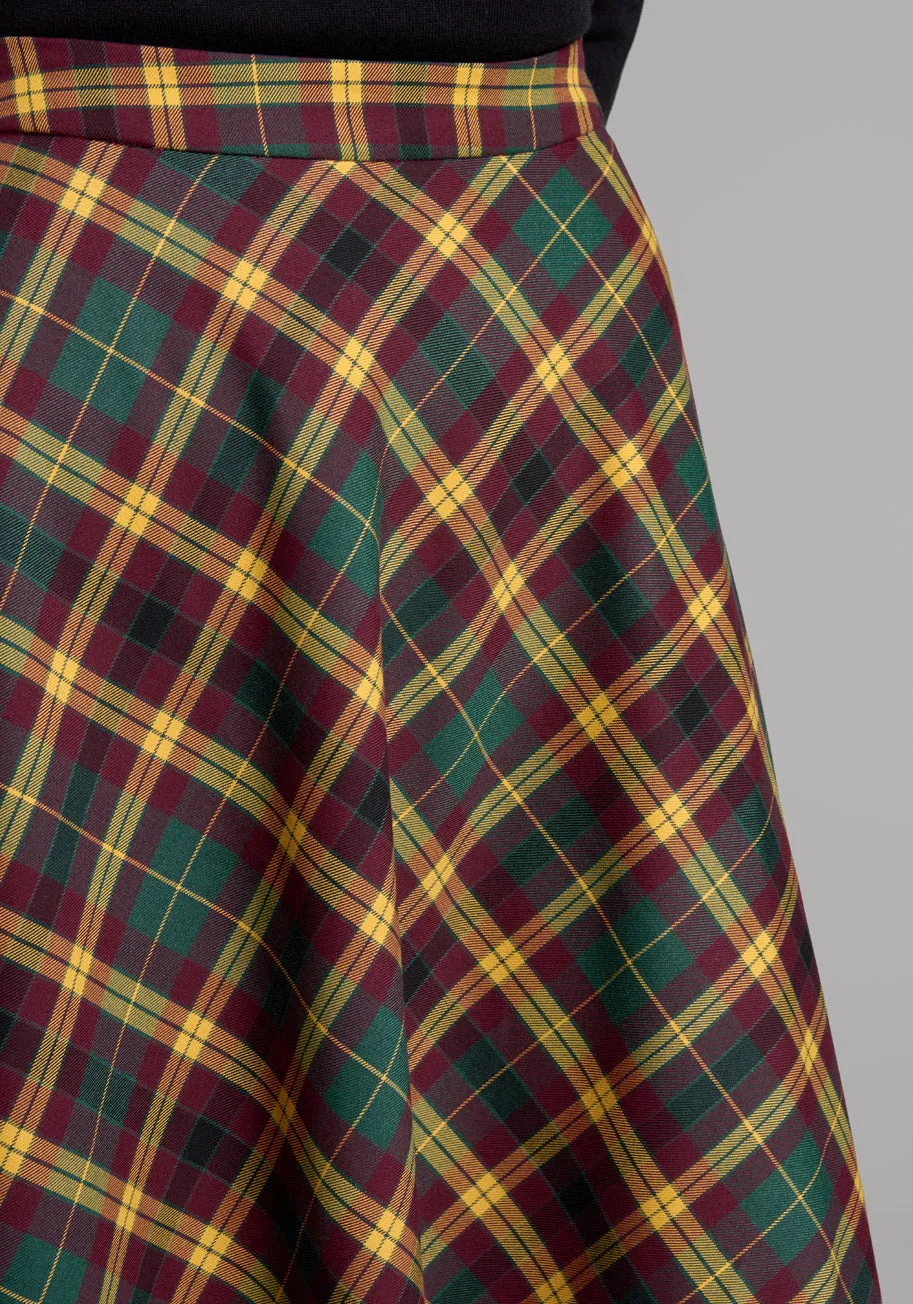 Just This Sway A-Line Skirt: Fall Edition sold by Modcloth product image thumbnail 4