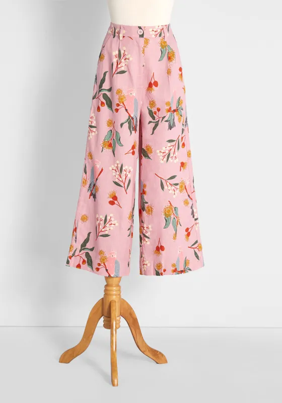 Magical Menagerie Wide-Leg Pants sold by Modcloth