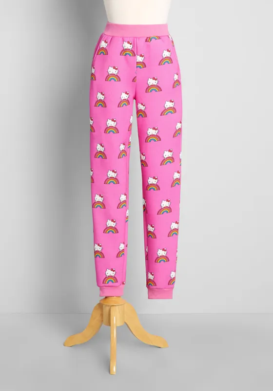 ModCloth x Hello Kitty Sweet As You Please Joggers sold by Modcloth