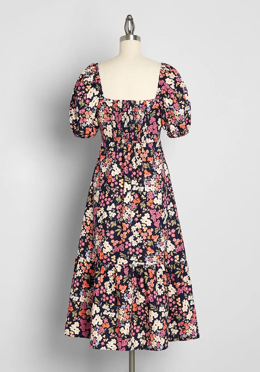 Countryside Sojourn Tiered Midi Dress sold by Modcloth product image thumbnail 2