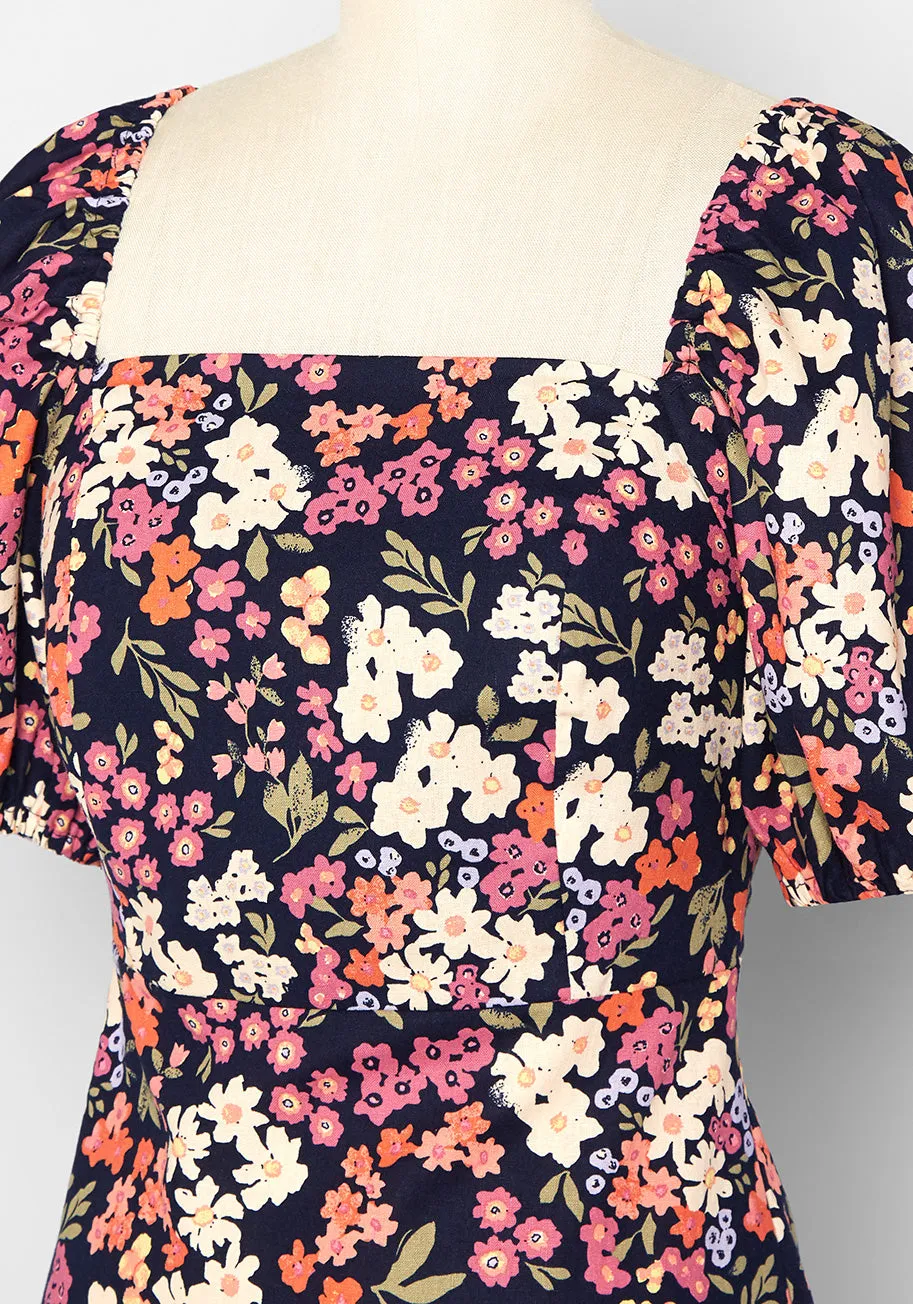 Countryside Sojourn Tiered Midi Dress sold by Modcloth product image thumbnail 3