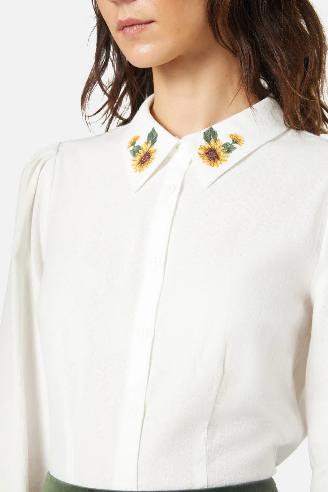 Winter Daisy Embroidered Blouse sold by Modcloth product image thumbnail 5