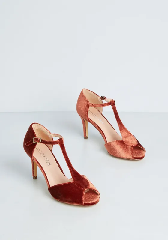 Gala Gorgeous T-Strap Heel sold by Modcloth