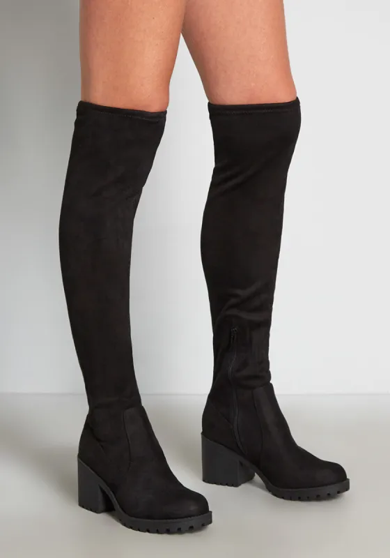 Create Quite a Stir Over-The-Knee Boot sold by Modcloth
