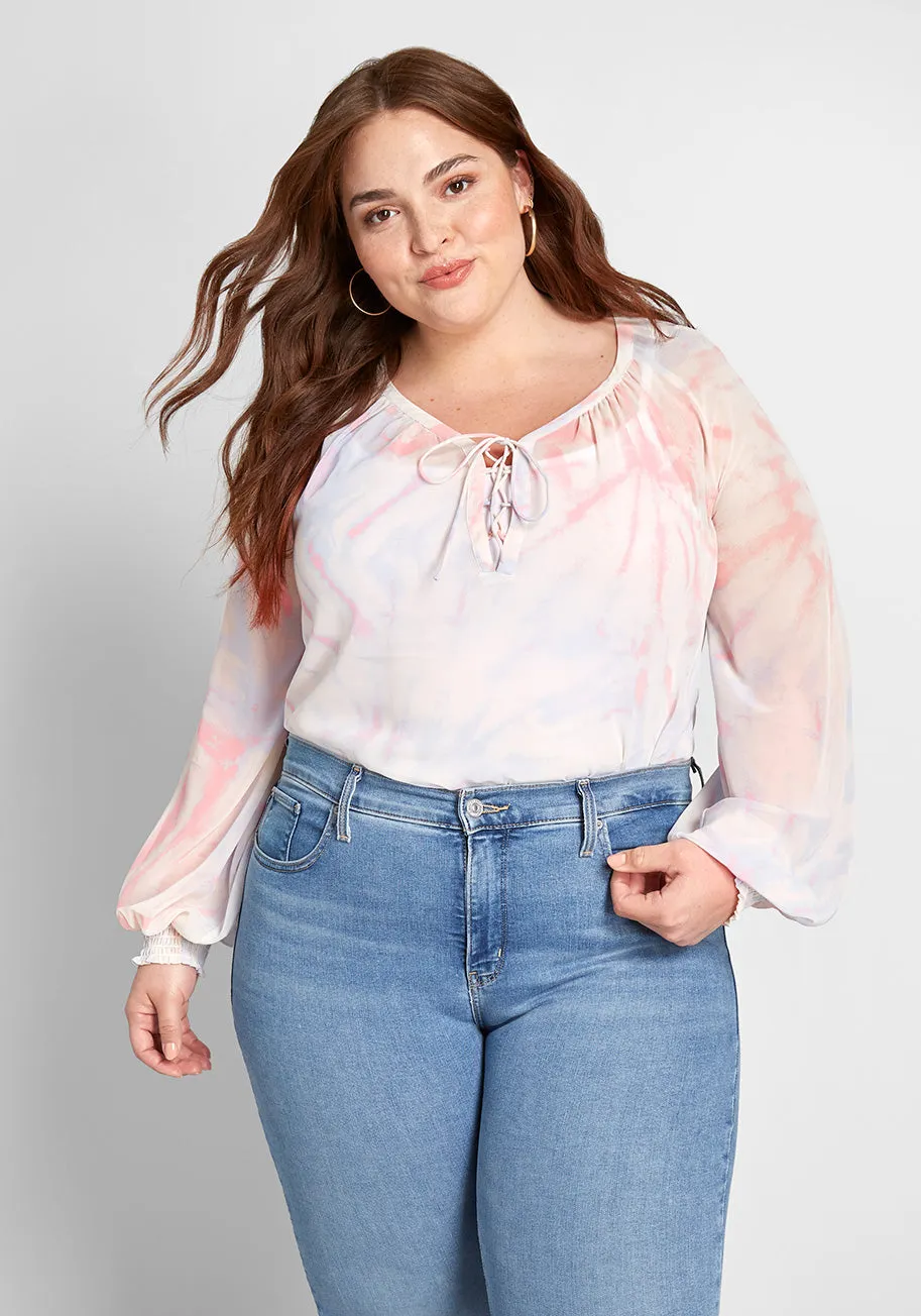Boho I Go Chiffon Blouse (Final Sale) sold by Modcloth