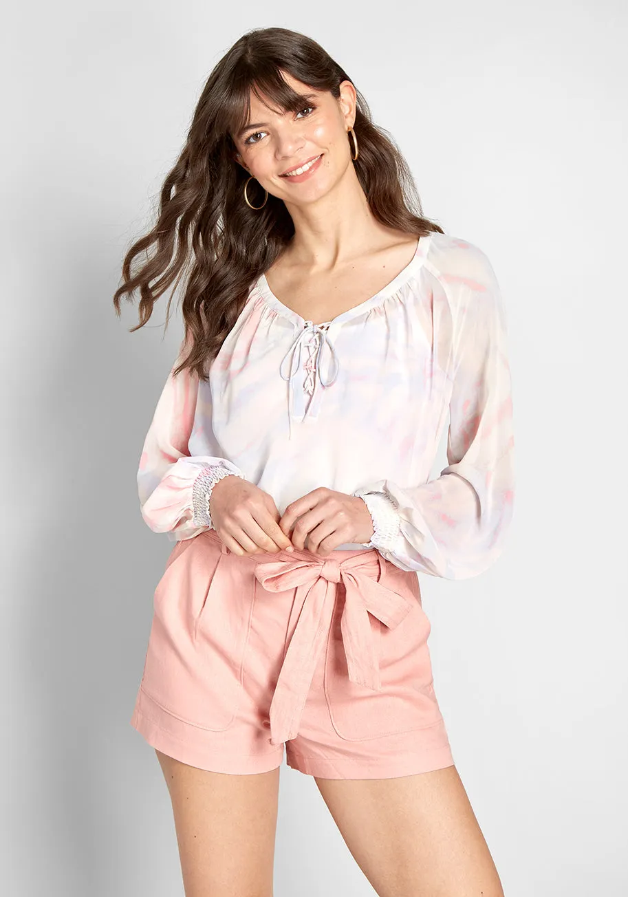 Boho I Go Chiffon Blouse (Final Sale) sold by Modcloth product image thumbnail 2