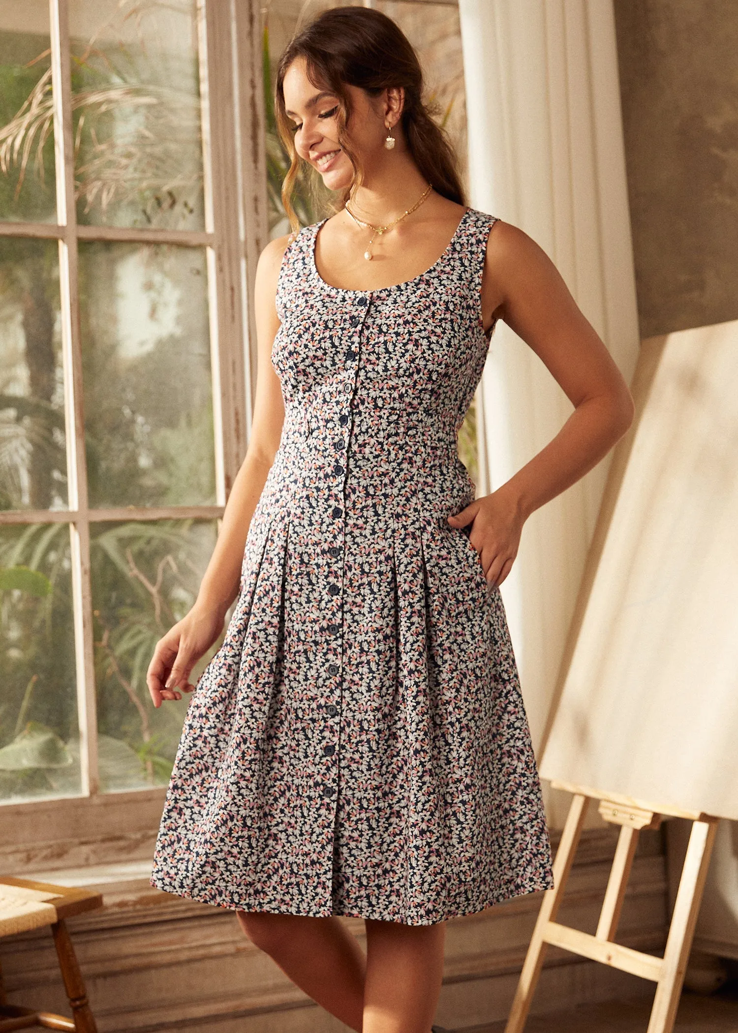 Seeking Out Sunshine Fit And Flare Dress sold by Modcloth