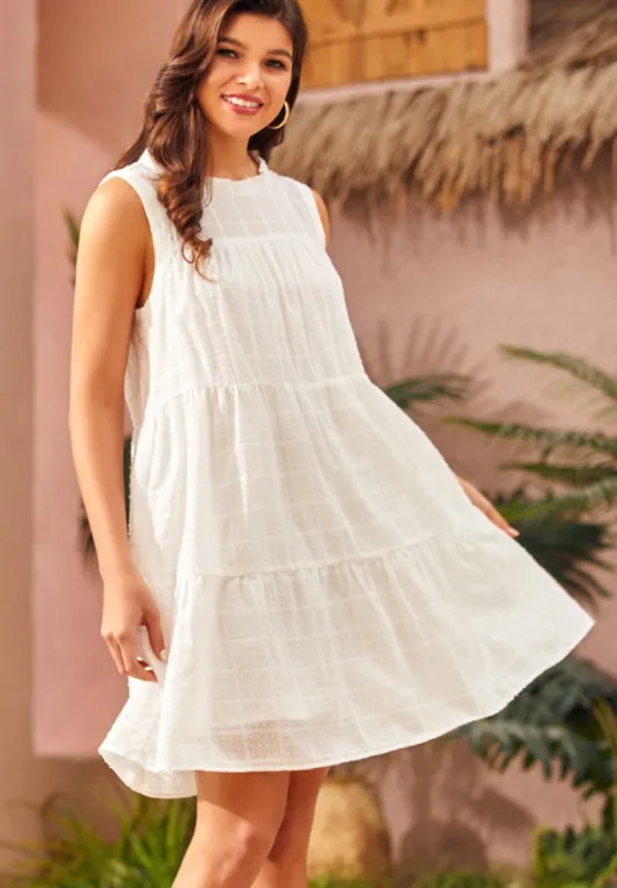Garden Glamour Sleeveless Shift Dress sold by Modcloth
