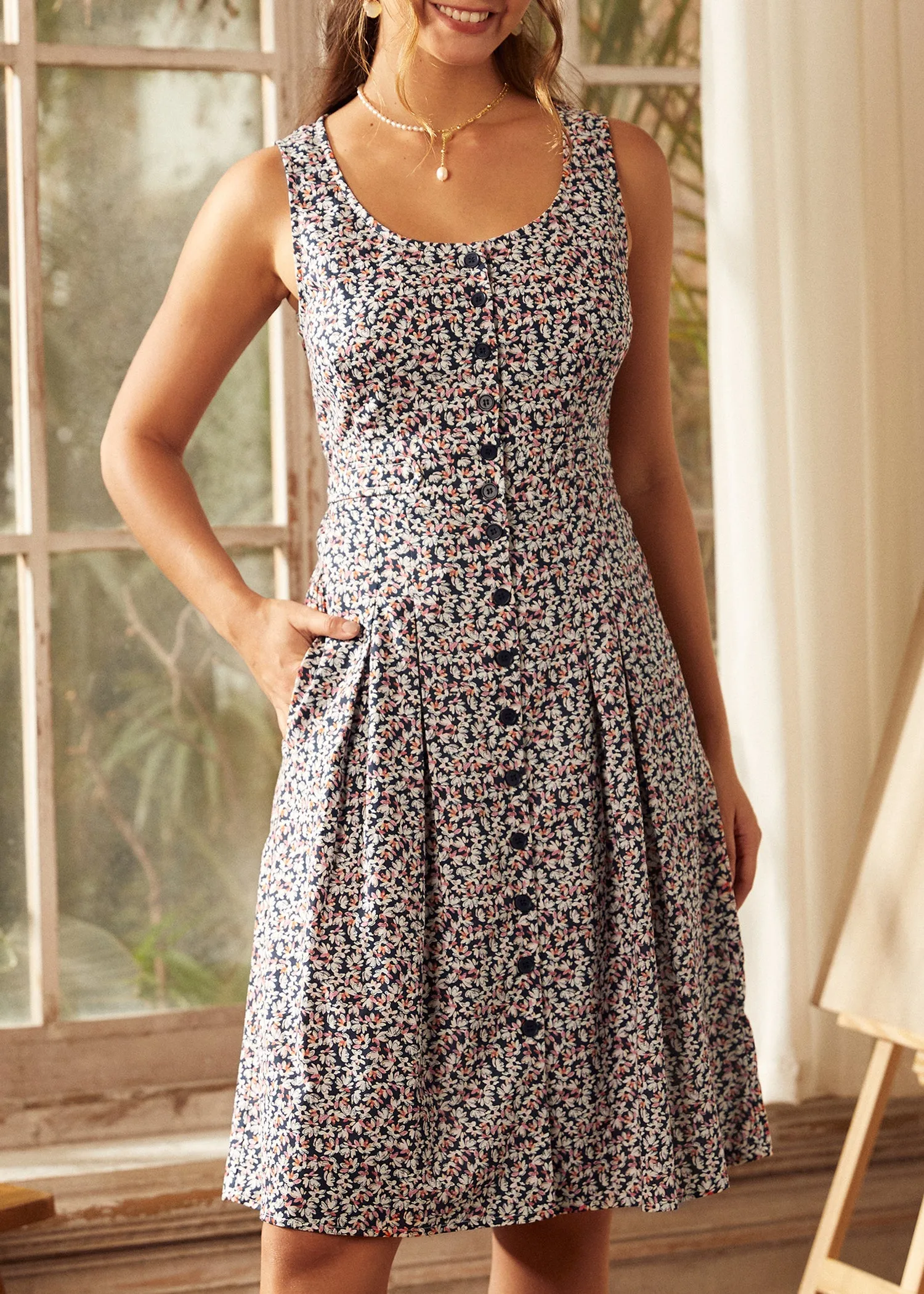 Seeking Out Sunshine Fit And Flare Dress sold by Modcloth product image thumbnail 2