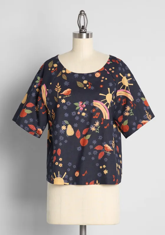 Pristine Picnic Top sold by Modcloth