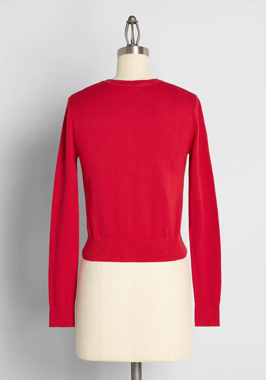 My Toy Soldier Embroidered Cardigan sold by Modcloth product image thumbnail 2