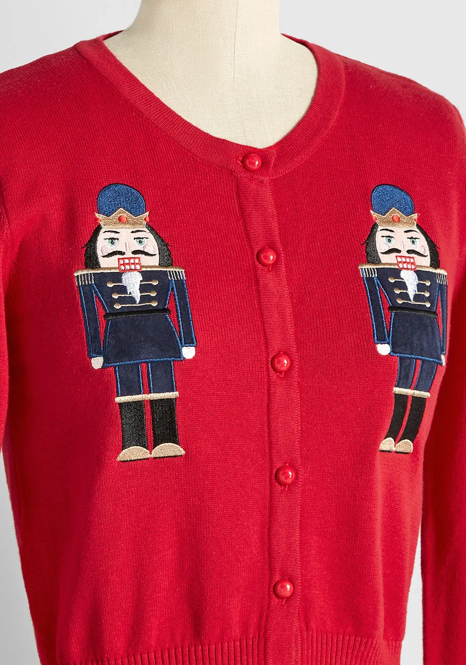 My Toy Soldier Embroidered Cardigan sold by Modcloth product image thumbnail 3