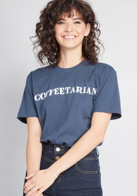 Coffeetarian Graphic Tee sold by Modcloth