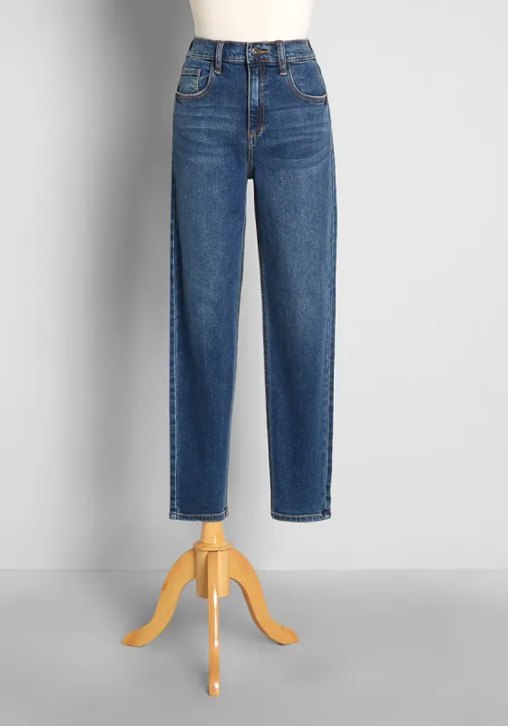 Gotta Have My Go-To Straight-Leg Jeans sold by Modcloth