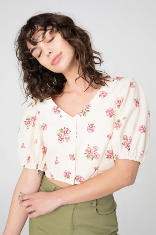 Bianca Ditsy Blouse sold by Modcloth
