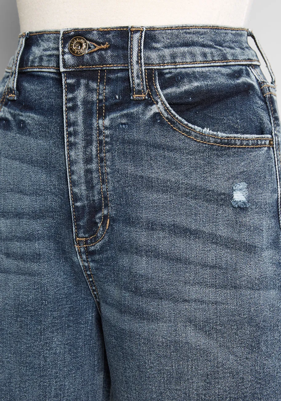 The Way We Tore Cropped Wide-Leg Jeans sold by Modcloth product image thumbnail 3