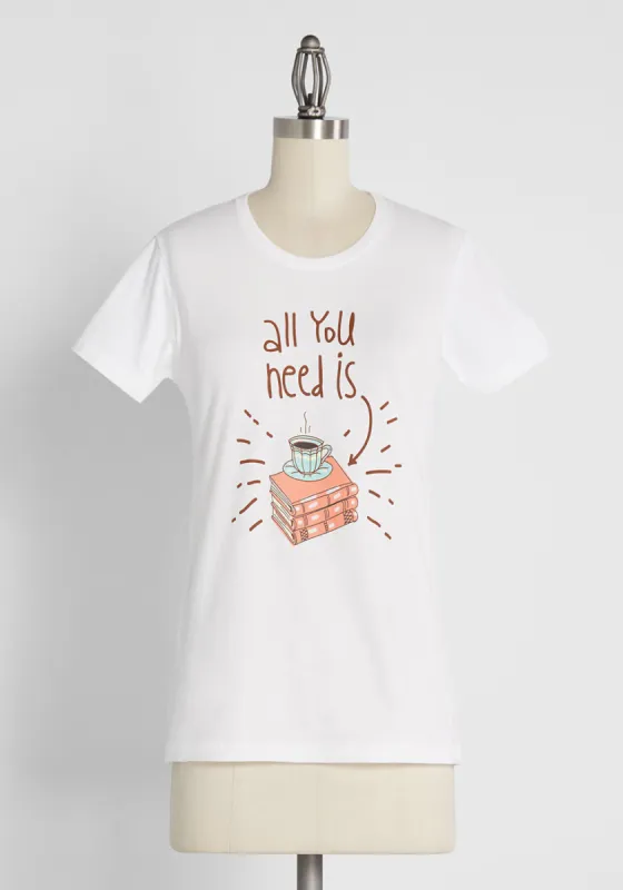 All You Read is Love Graphic Tee sold by Modcloth