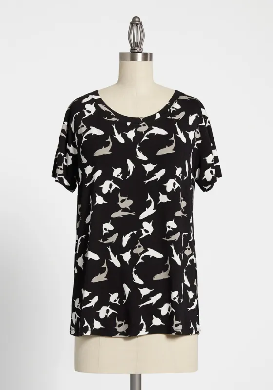 Instant Hit Relaxed Fit T-Shirt sold by Modcloth